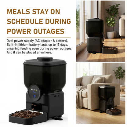Smart WiFi Automatic Cat Feeder with Camera & App Control