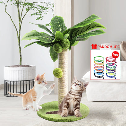 Leaf Cat Scratching Post with Sisal Rope