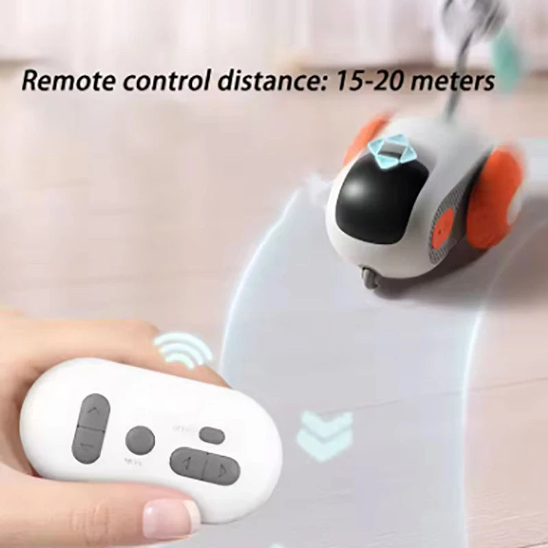 Electric Remote Control Cat Toy Car | Interactive Indoor Cat Toy