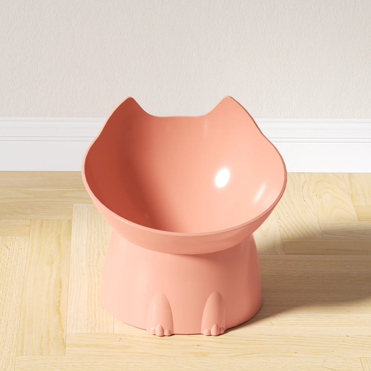 Elevated Tilted Cat Bowl | Anti-Tip Raised Feeding Dish