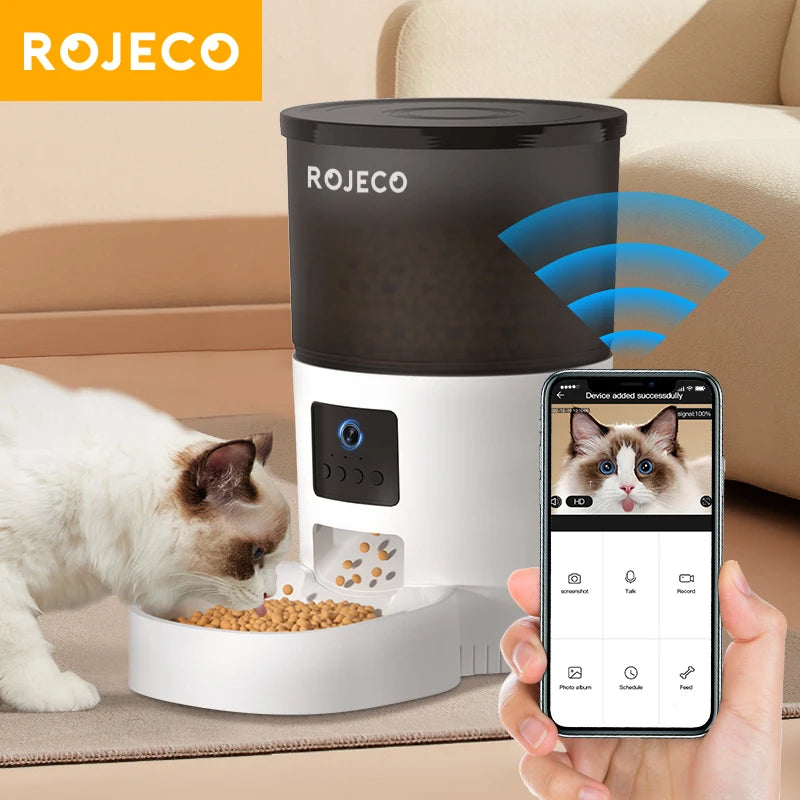 Automatic Cat Feeder with Camera & App Control