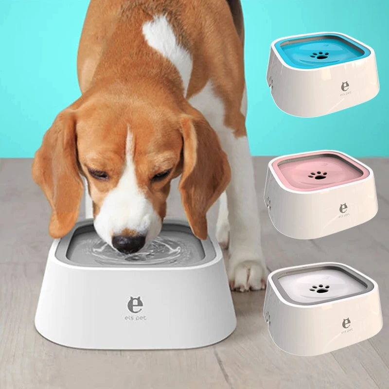 No-Spill Floating Pet Water Bowl for Cats & Dogs