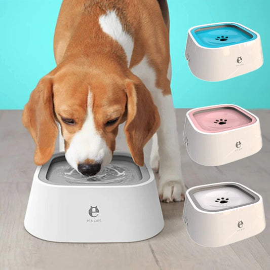 No-Spill Floating Pet Water Bowl for Cats & Dogs