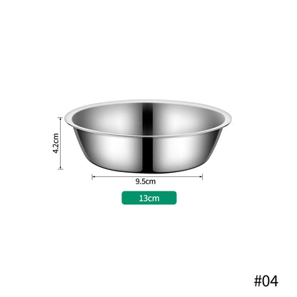 Stainless Steel Pet Bowls for Cats & Dogs | 5 Sizes