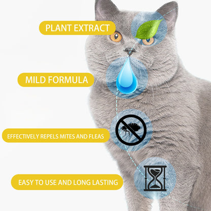 Cat & Dog Flea Treatment Drops – Tick & Mite Repellent