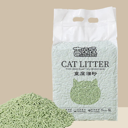 Tofu Cat Litter 6L | Fast Clumping & Deep Deodorising