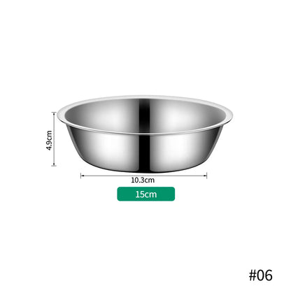 Stainless Steel Pet Bowls for Cats & Dogs | 5 Sizes