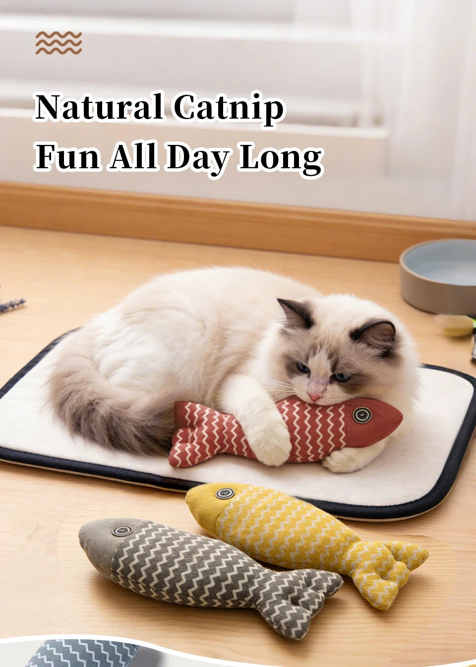 Catnip Fish Toy for Cats