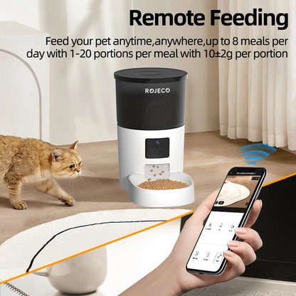 Automatic Cat Feeder with Camera & App Control