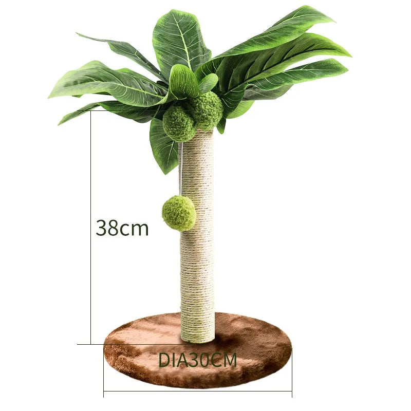 Leaf Cat Scratching Post with Sisal Rope