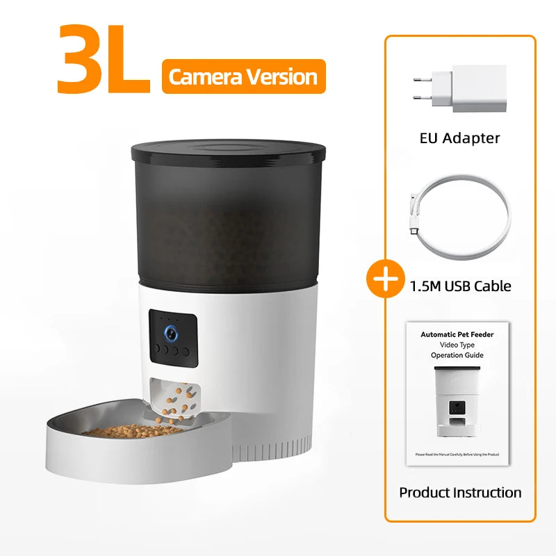Automatic Cat Feeder with Camera & App Control