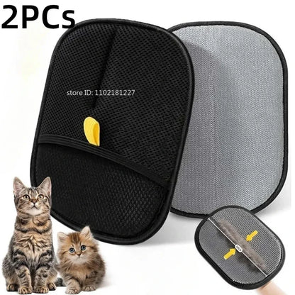 Pet Hair Removal Grooming Glove | Reusable Cat & Dog Hair Remover
