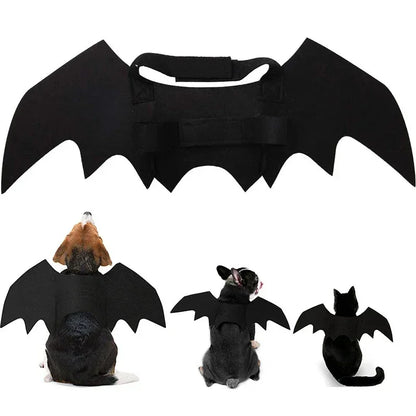 Cat Bat Wings Halloween Costume | Felt Bat Wings for Cats & Small Dogs