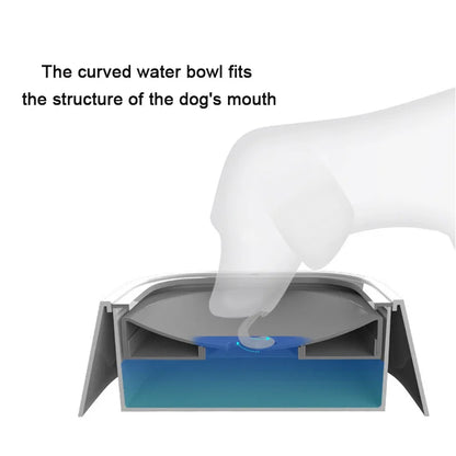 No-Spill Floating Pet Water Bowl for Cats & Dogs