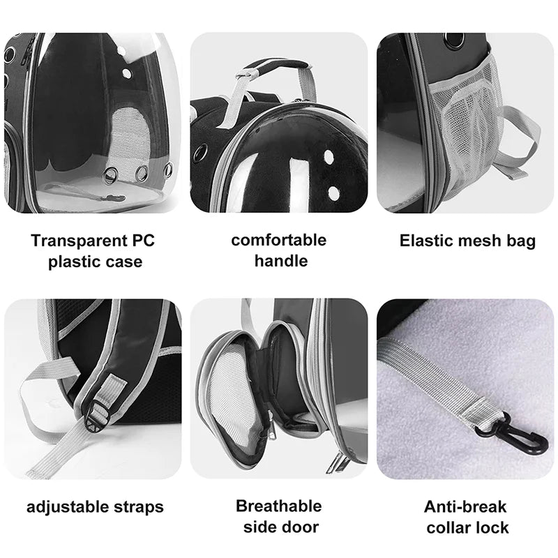 Space Cat Backpack Carrier | Bubble Window Backpack for Cats