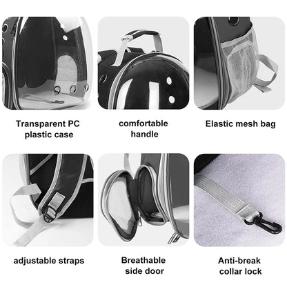 Space Cat Backpack Carrier | Bubble Window Backpack for Cats