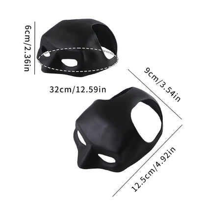 Black Matte Superhero Cat Mask | Halloween Cat Costume Accessory