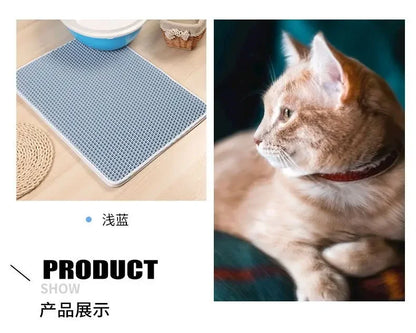 Double Layer Waterproof Cat Litter Mat