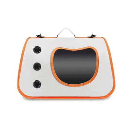 Foldable Breathable Cat Carrier Shoulder Bag | Collapsible Pet Travel Bag