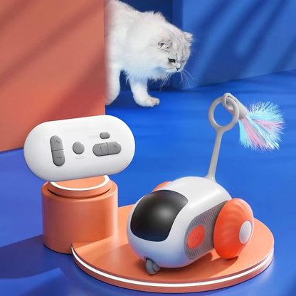 Electric Remote Control Cat Toy Car | Interactive Indoor Cat Toy