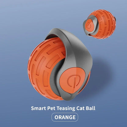 Interactive Electric Rolling Ball Cat Toy with Tail