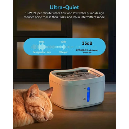 Smart Cat Water Fountain with App Control