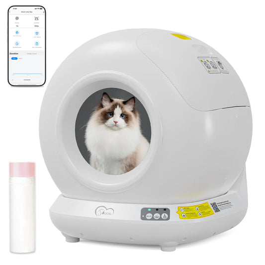 DOEL Smart Self-Cleaning Cat Litter Box with App Control | 78L, WiFi, Auto Scoop
