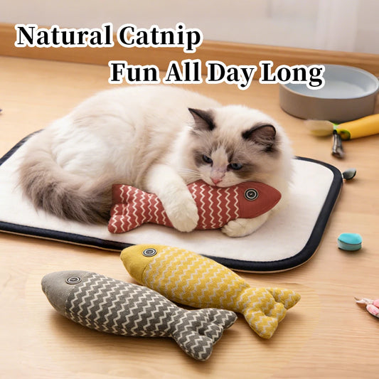 Catnip Fish Toy for Cats