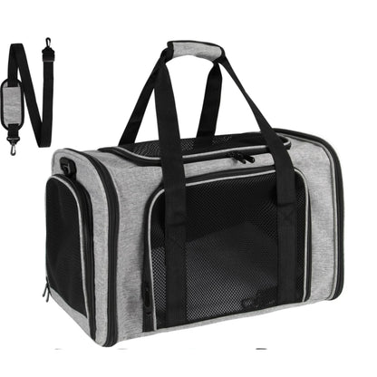 TSA Airline Approved Soft-Sided Cat Carrier | Collapsible Travel Bag