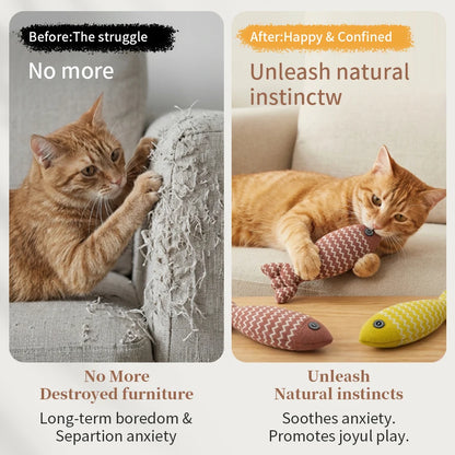Catnip Fish Toy for Cats