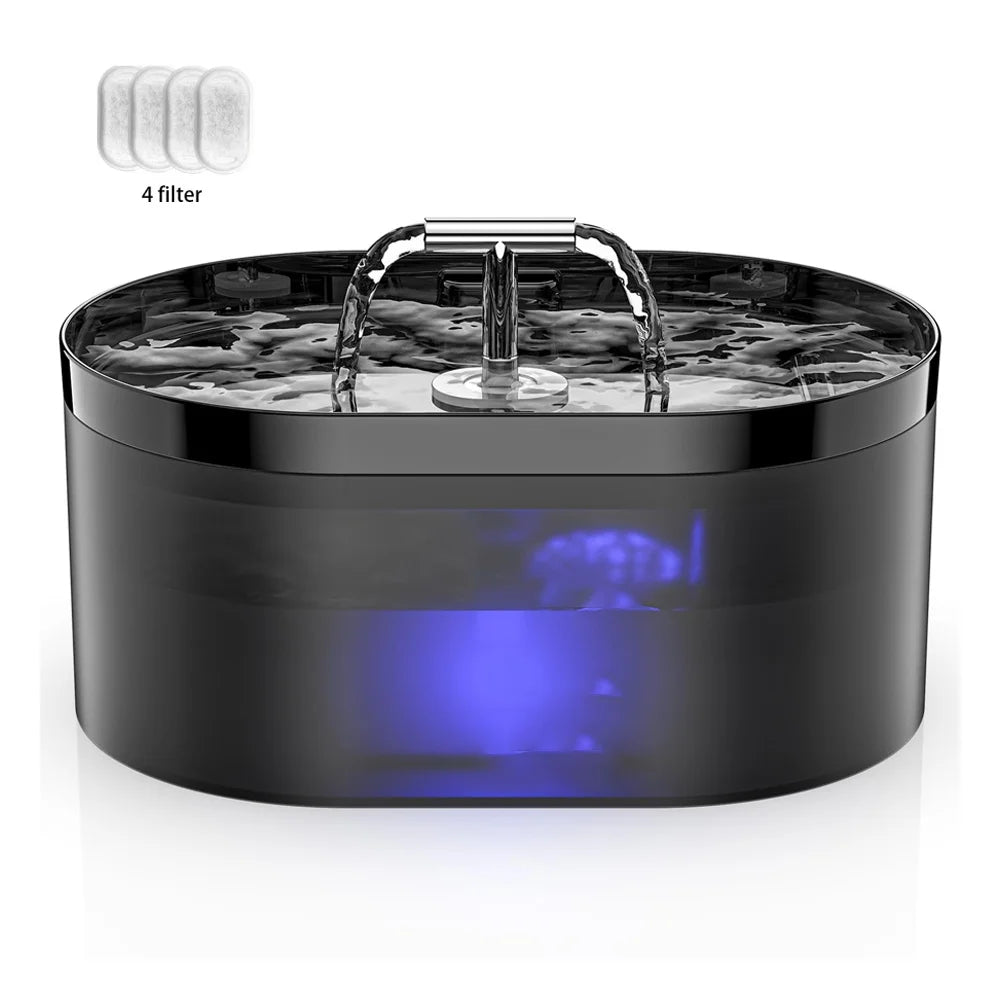 2.2L T-Shape Cat Water Fountain with Filter