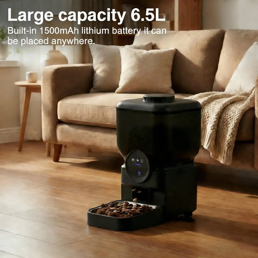 Smart WiFi Automatic Cat Feeder with Camera & App Control
