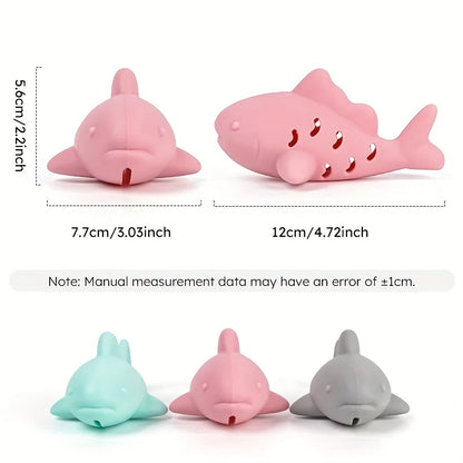 Silicone Treat-Hiding Chew Toy for Cats & Dogs
