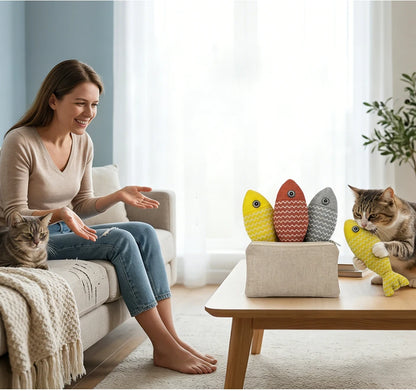 Catnip Fish Toy for Cats