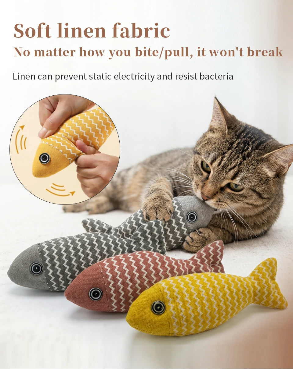 Catnip Fish Toy for Cats