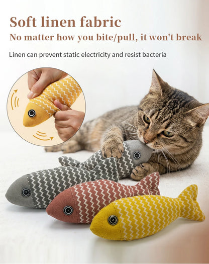 Catnip Fish Toy for Cats