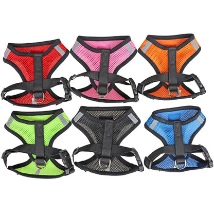 Reflective Mesh Cat Harness & Leash Set | No-Pull, No-Choke for Cats & Dogs